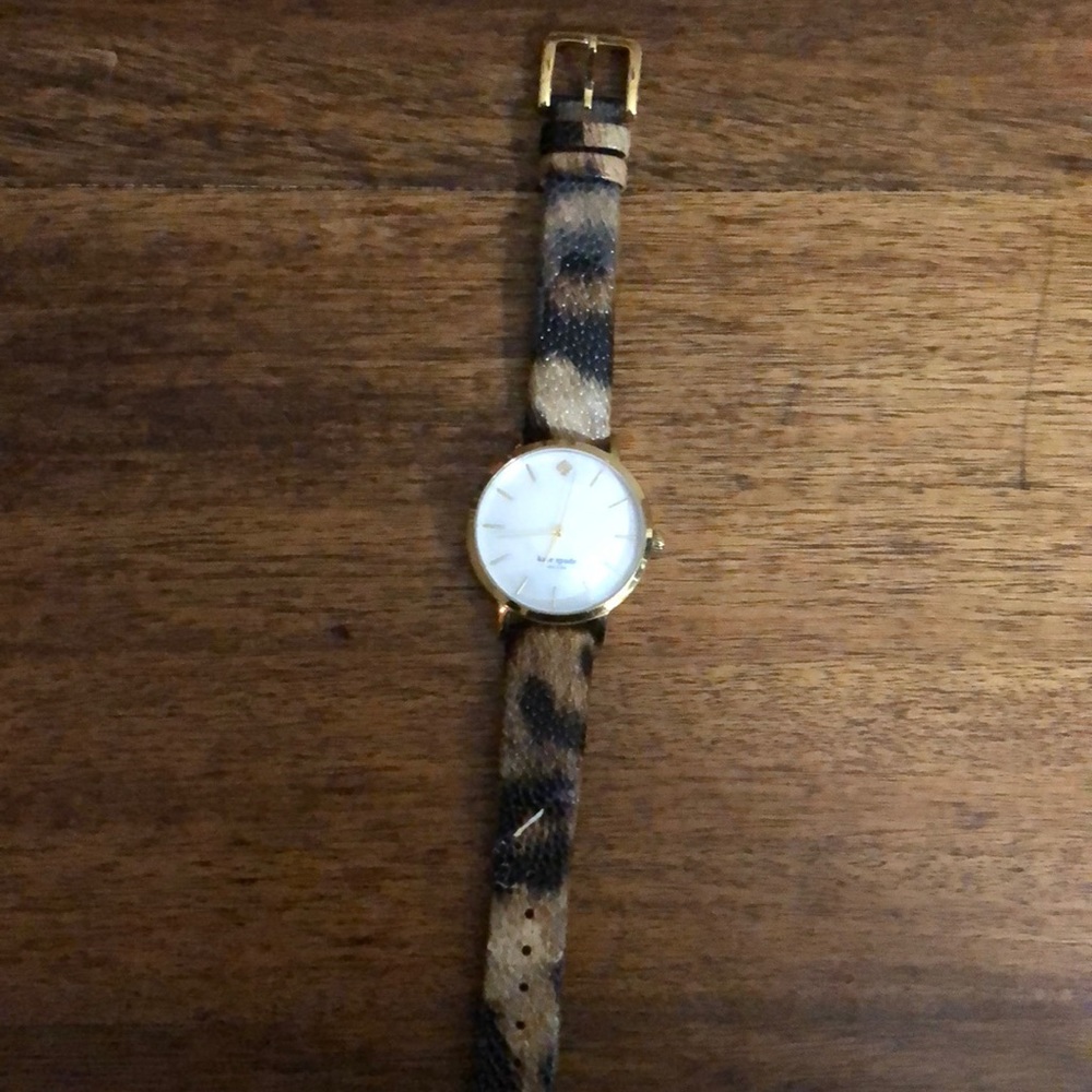 Kate Spade animal print wrist watch